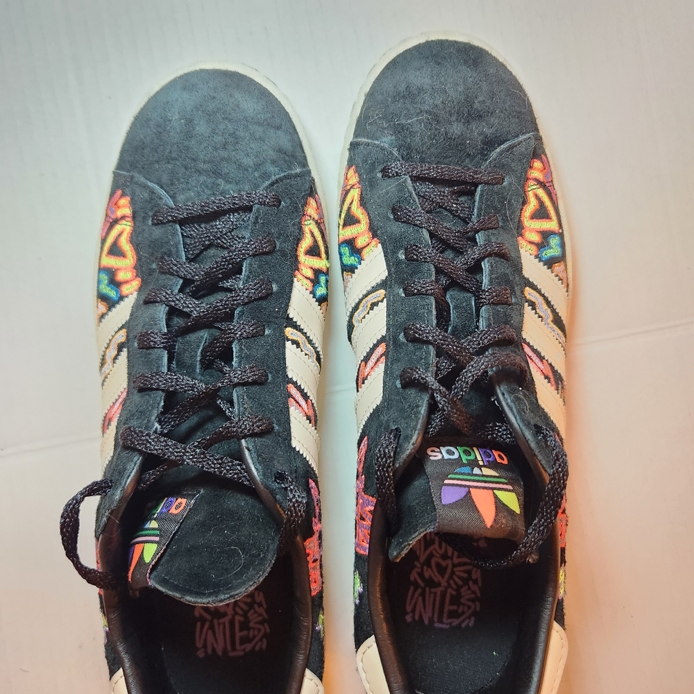 Adidas Kris Andrew Small X Campus 80s Pride Sneakers Size 7.5 - Picture 9 of 14
